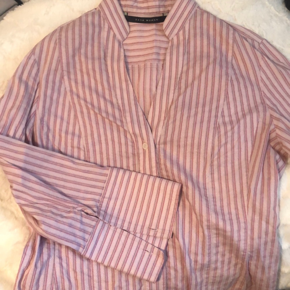 Zara Woman button down shirt